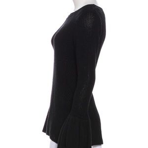 “Co” Bell Sleeve Sweater Black